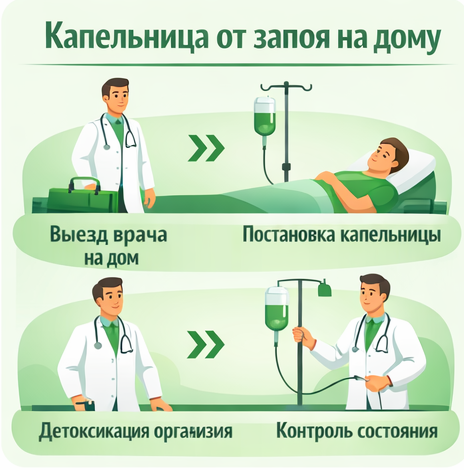 капельница от запоя в Вельске в клинике Санати